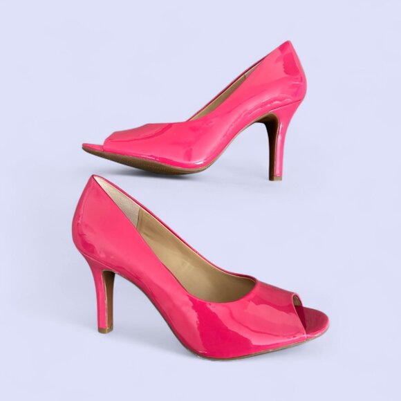 Kelly & Katie Super Cute Fuchsia Heels - Size 8.5 - Picture 4 of 5